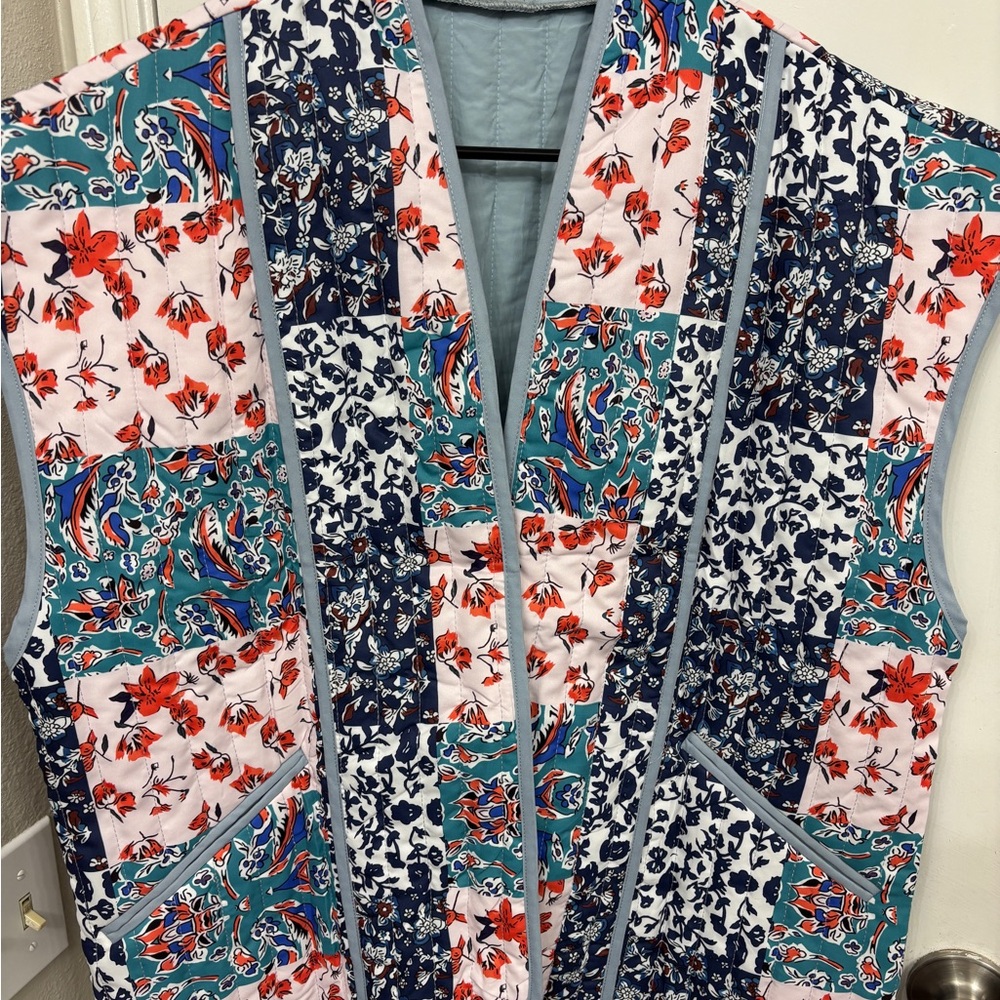 Floral Patchwork Vest